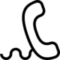 Phone line icon